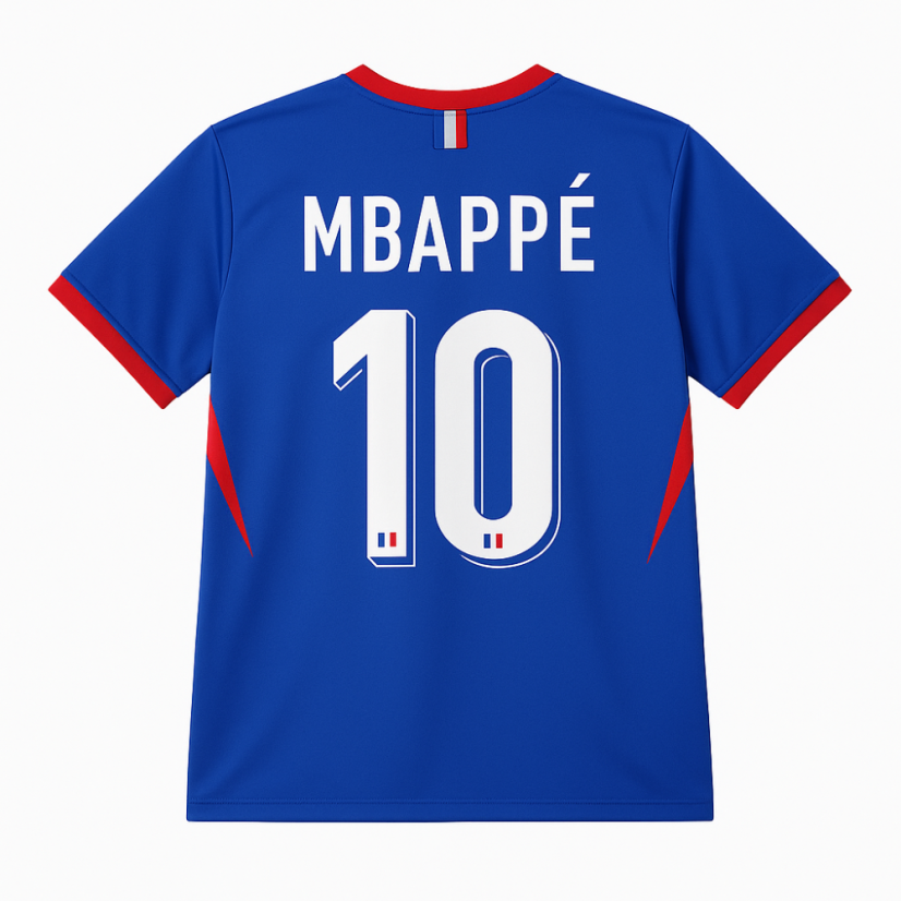 Futbalový dres MBappé Francúzsko tričko modré - Veľkosť: L