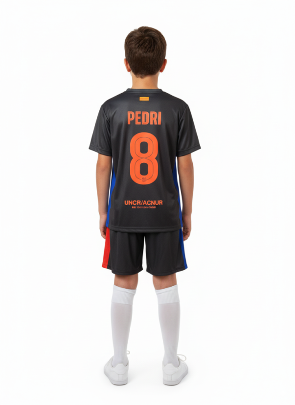 Futbalový dres Pedri FC Barcelona tričko čierne - Veľkosť: 134