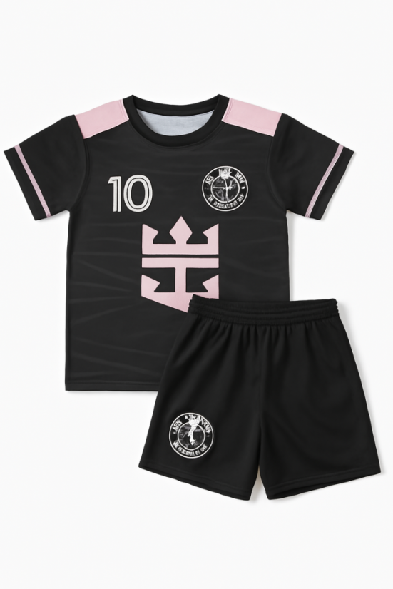 Dres Messi Inter Miami komplet čierny - Veľkosť: 122