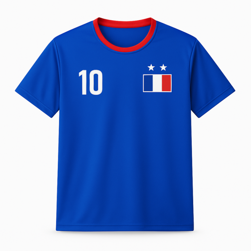 Futbalový dres MBappé Francúzsko tričko modré - Veľkosť: L