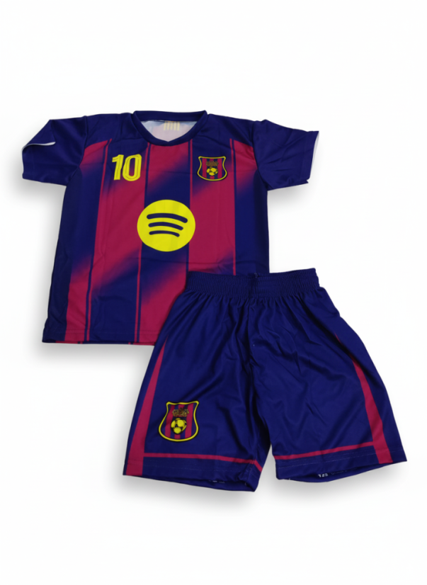 Dres Lamine Yamal FC Barcelona komplet modro červený - Veľkosť: 128