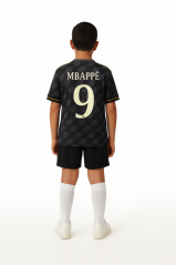 Dres MBappé Real Madrid komplet čierny