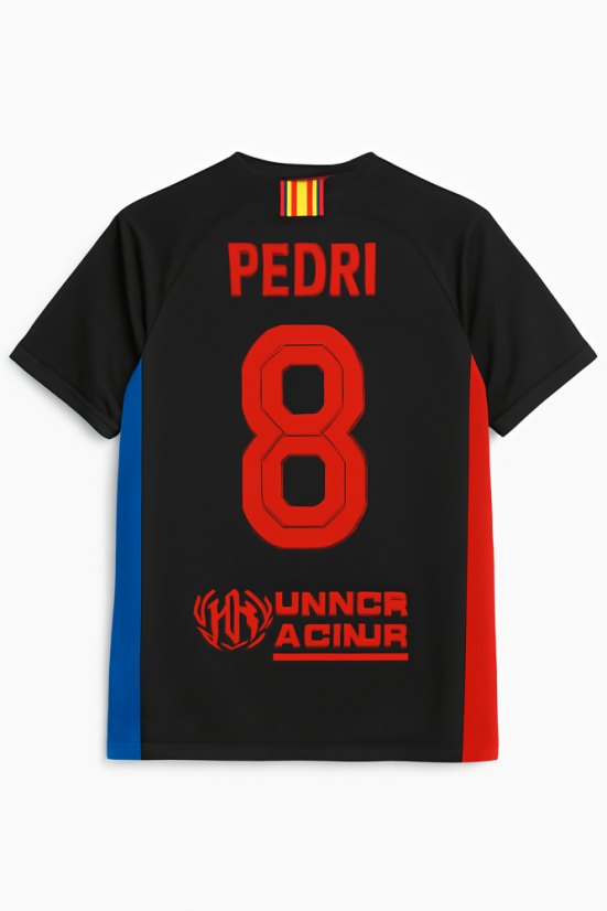 Futbalový dres Pedri FC Barcelona tričko čierne - Veľkosť: 134