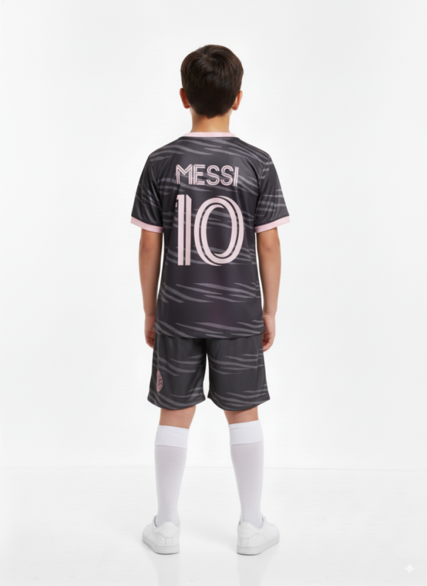 Dres Messi Inter Miami komplet čierny - Veľkosť: 122