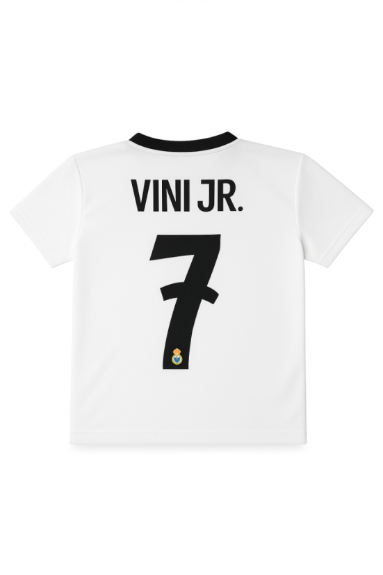 Dres Vinicius Jr. Real Madrid komplet biely - Veľkosť: M