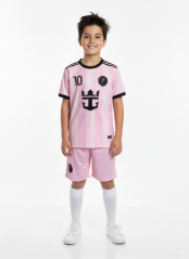 Dres Messi Inter Miami komplet ružový