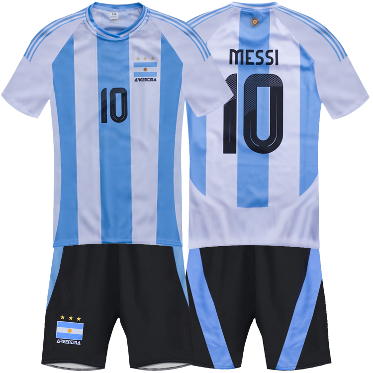 Dres Messi Argentína komplet bielo modrý
