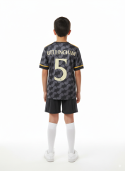Dres Bellingham Real Madrid komplet čierny