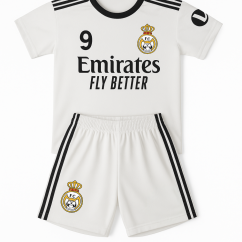 Dres MBappé Real Madrid komplet biely