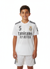 Futbalový dres Bellingham Real Madrid tričko biele