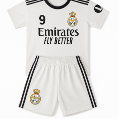 Dres MBappé Real Madrid komplet biely