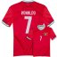 Futbalový dres Ronaldo Portugal tričko červené - Veľkosť: S