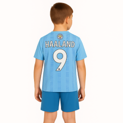 Dres Haaland Manchester City komplet modrý