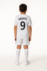 Futbalový dres  MBappé  Real Madrid tričko biele