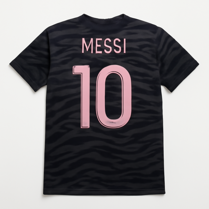 Futbalový dres Messi Inter Miami tričko čierne - Veľkosť: L